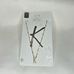 Icing K Necklace Gold